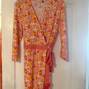 Cabana Life Floral Skort Dress with Pink and Orange Hues